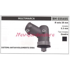 Coppia conica decespugliatore 035455 Ø asta 28 Ø innesto 5.3 innesto quadro | Newgardenstore.eu