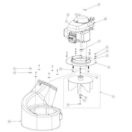 SCREW CAP 1/4-20X5/8 GR. 5 AR840213 ORIGINAL Billy Goat | Newgardenstore.eu