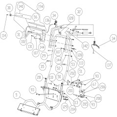 CONTROLLO DELLA VELOCITÀ DEL CAVO LFT AR351271-S ORIGINALE Billy Goat
