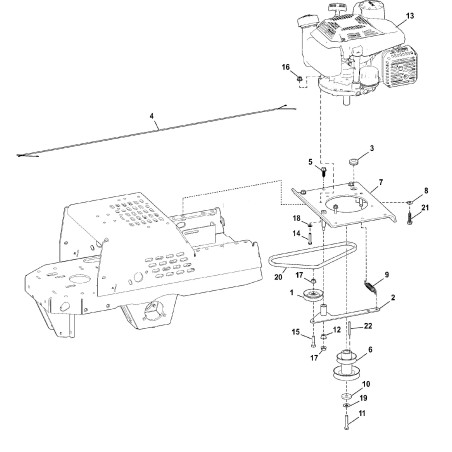 CINTURA V 4L X 34 ESTERNO LG AR830223 ORIGINALE Billy Goat | Newgardenstore.eu