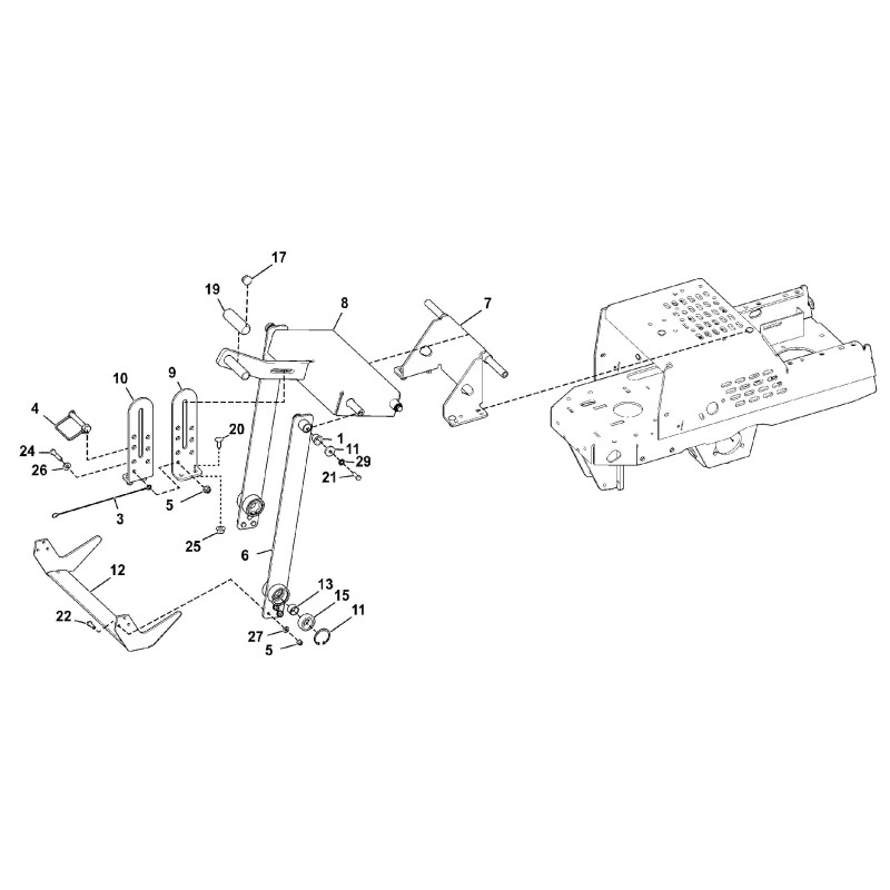 ORIGINAL Billy Goat DHO-47 AR373236 RETAINING RING
