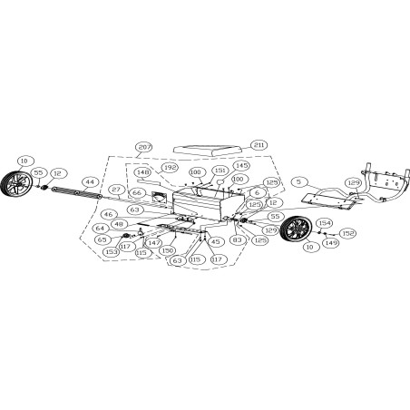 SEMI PADDLE WHEEL WA AR351105 ORIGINAL Billy Goat | Newgardenstore.eu
