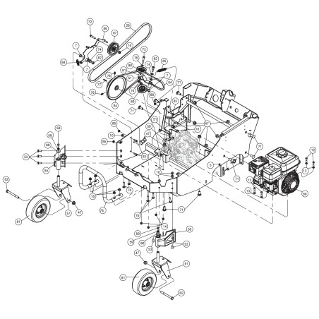 ROUE, 8” X 3” ROBUSTE | Newgardenstore.eu