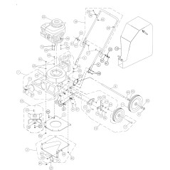 RUOTA ANTERIORE 8" AR900816 ORIGINALE Billy Goat