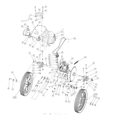 14" WHEEL TRACTION ASSEMBLY MV VAC AR840102 ORIGINAL Billy Goat | Newgardenstore.eu