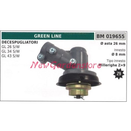 Par de engranajes cónicos GREENLINE para desbrozadora GL 26S/W 34S/W 43S/W 019655 | Newgardenstore.eu