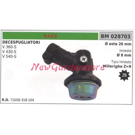 KAAZ bevel gear pair brushcutter VS 360-S 430-S 028703 | Newgardenstore.eu