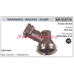 Coppia conica MARUNAKA decespugliatore oem part 010778 | Newgardenstore.eu