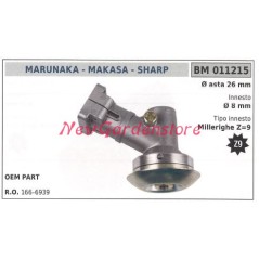 Bevel gear pair MARUNAKA brushcutter oem part 011215