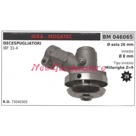 Paire d'engrenages coniques MOGATEC débroussailleuse IBF 31-4 045065 | Newgardenstore.eu