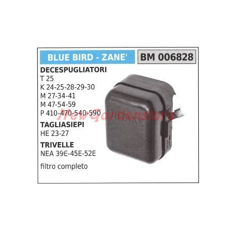 Filtro BLUE BIRD para desbrozadora rotativa 006828 24-413 | Newgardenstore.eu