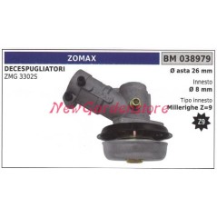 Bevel gear pair ZOMAX brushcutter ZMG 3302S 038979 | Newgardenstore.eu