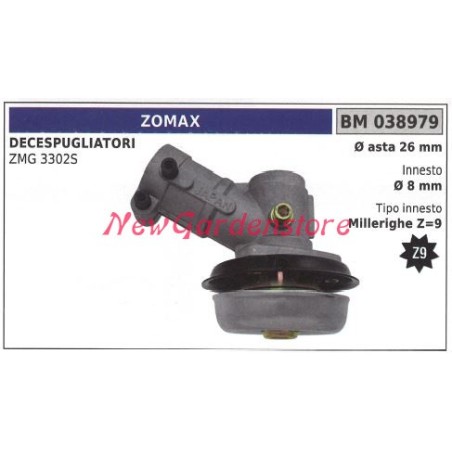 Bevel gear ZOMAX brushcutter ZMG 3302S 038979