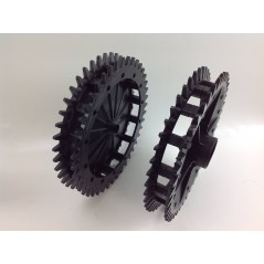 Pair of ORIGINAL AMBROGIO rear sprocket wheels for L200R BASIC DELUXE robot | Newgardenstore.eu