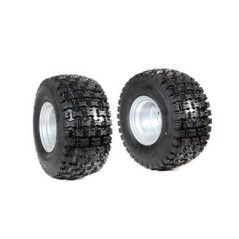 Pair of 18/950-8" fixed disc tyred wheels for mower NIBBI FC 20 - FC 145 | Newgardenstore.eu