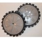 Pair of rear wheels with tyre for Ambrogio L210 L200R DELUXE-ELITE robot