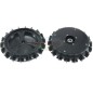 Pair of ORIGINAL AMBROGIO solid rear wheels for L300 BASIC ELITE robot