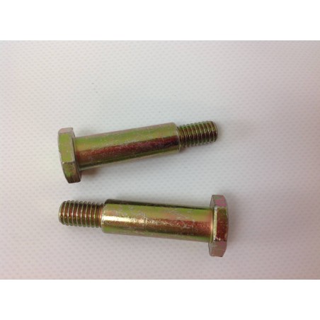 Pair of flat wheel axle screws for MTD 96 cm B130 lawn tractor 738-0373 420007