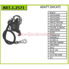 DUCATI paires de contact pour tracteur à pied 2207013004 1.2571 | Newgardenstore.eu