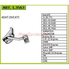 DUCATI paires de contact pour tracteurs marcheurs 31.95.772 1.3563 | Newgardenstore.eu