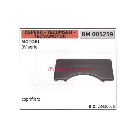 Coprifiltro aria ASPERA motore rasaerba tosaerba tagliaerba BV SERIE 005259 | Newgardenstore.eu