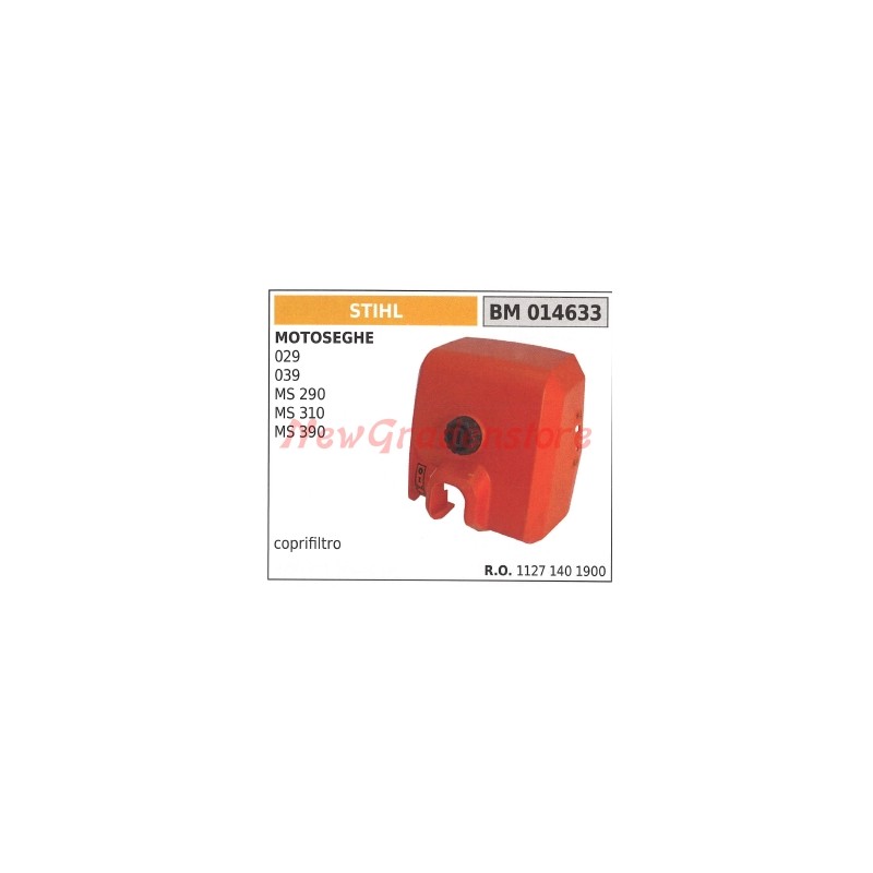 Couvercle de filtre à air STIHL pour tronçonneuse 029 039 MS 290 310 390 014633