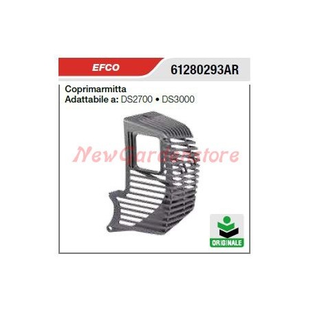 Couvercle de silencieux EFCO pour débroussailleuse EFCO DS2700 3000 61280293AR | Newgardenstore.eu
