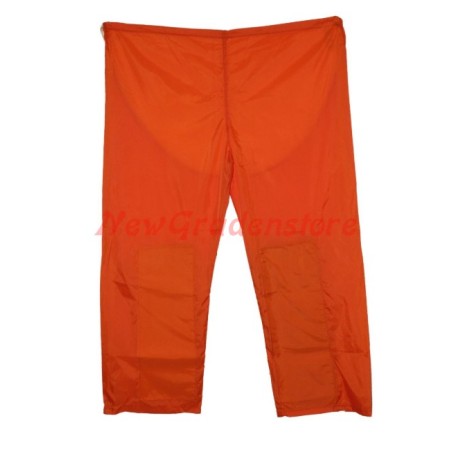 Orange protective gardening trousers cover with reinforcement, size XL | Newgardenstore.eu