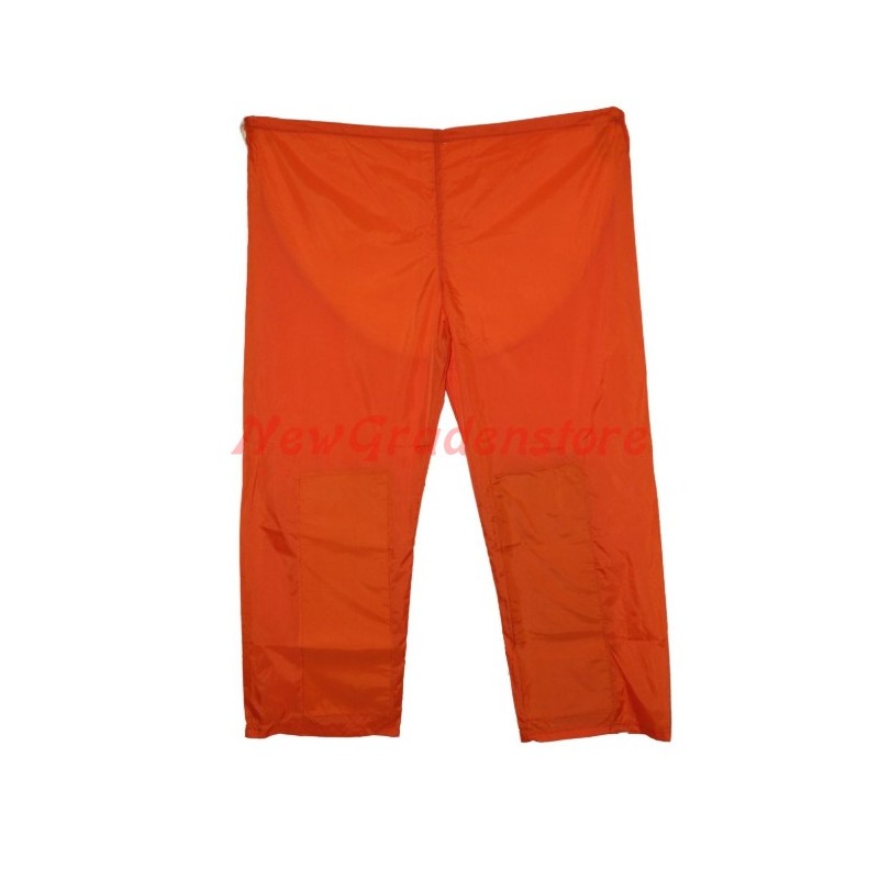 Pantalon de protection avec renfort et housse de jardinage couleur orange taille M