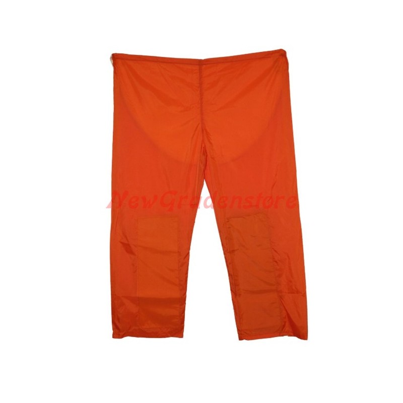 Orange protective gardening trousers size XL