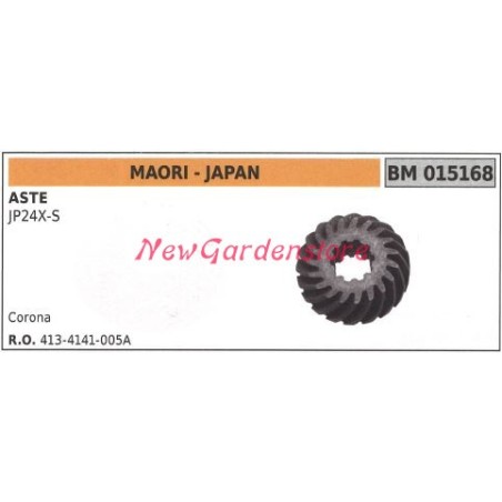 MAORI brushcutter bevel gear pair crown 015168 | Newgardenstore.eu