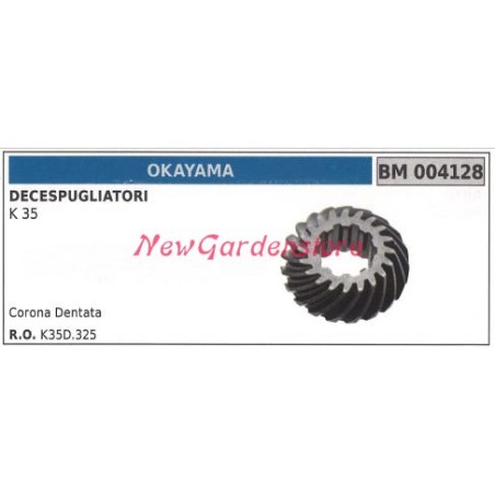 Roue dentée OKAYAMA débroussailleuse K 35 004128 | Newgardenstore.eu