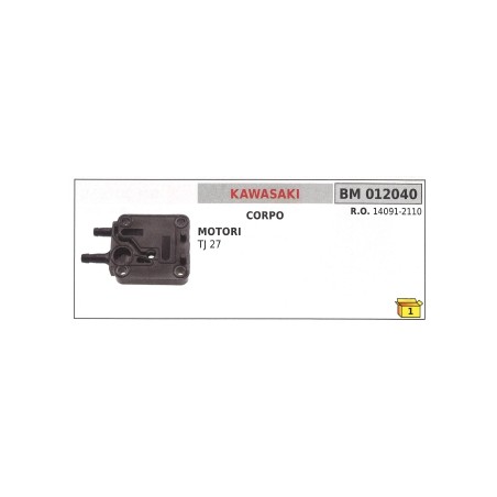 Corpo carburatore KAWASAKI TJ 27 decespugliatore 14091-2110 | Newgardenstore.eu