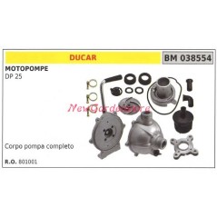 Complete body DUCAR motor pump DP 25 038554 | Newgardenstore.eu