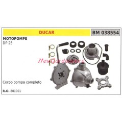 Komplettes Gehäuse DUCAR Motorpumpe DP 25 038554 | Newgardenstore.eu