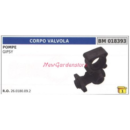 Corps de vanne pompe UNIVERSELLE Bertolini GIPSY 018393 | Newgardenstore.eu