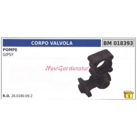 Cuerpo de la válvula Bomba UNIVERSAL Bertolini GIPSY 018393 | Newgardenstore.eu