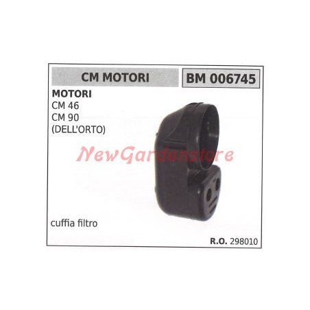 Couvercle de filtre à air CM MOTORS pour moteurs CM 46 90 006745 | Newgardenstore.eu