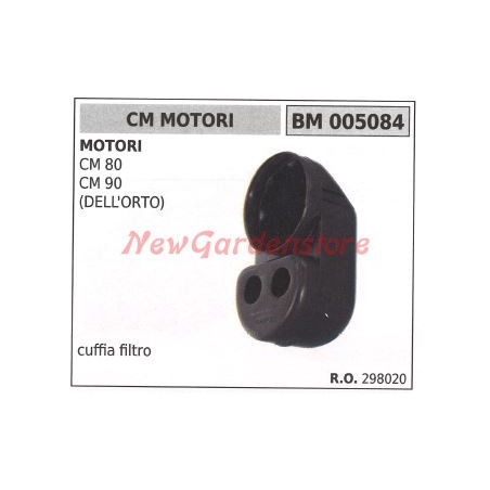 Cuffia filtro aria CM MOTORI per motori CM 80 90 005084 | Newgardenstore.eu