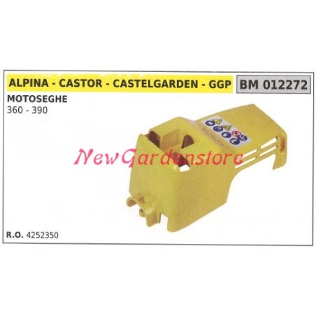 Couvercle de moteur ALPINA pour tronçonneuse 360 390 012272 | Newgardenstore.eu