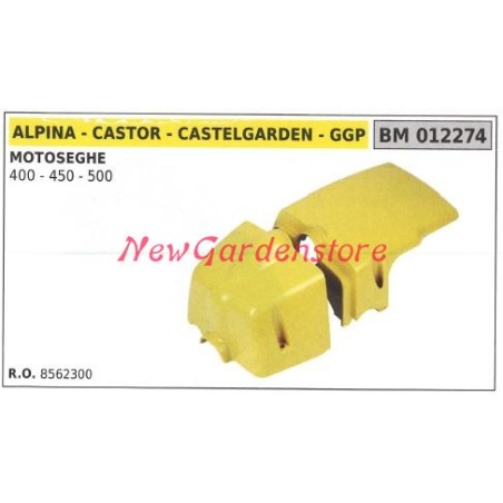 Capó motor ALPINA para motosierra 400 450 500 012274 | Newgardenstore.eu