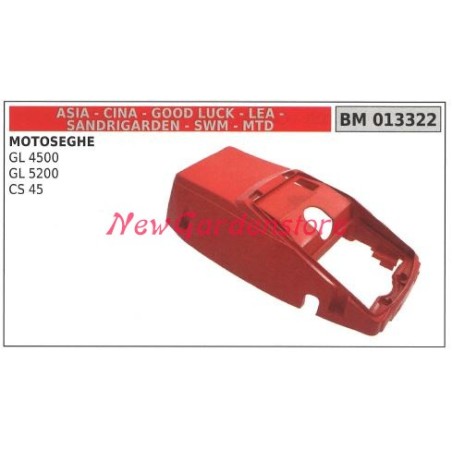 CINA-Motorhaube für Kettensägenmotor GL 4500 5200 CS 45 013322 | Newgardenstore.eu