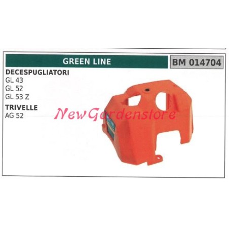 Capó motor GREEN LINE para desbrozadora GL 43 52 Z 014704 | Newgardenstore.eu