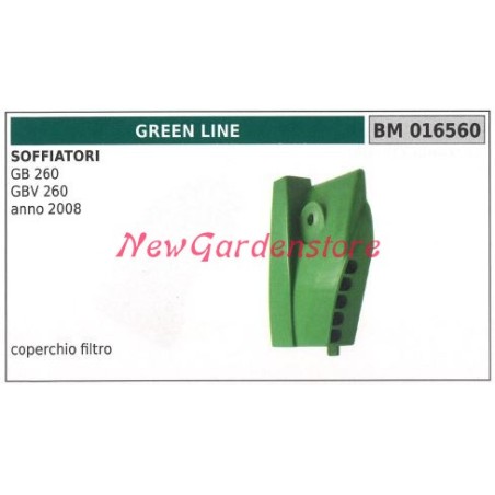 Engine cover GREEN LINE engine blower GB 260 GBV 260 year 2008 016560 | Newgardenstore.eu