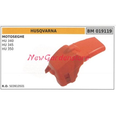 HUSQVARNA capot moteur HUSQVARNA moteur tronçonneuse HU 340 345 350 019119 | Newgardenstore.eu