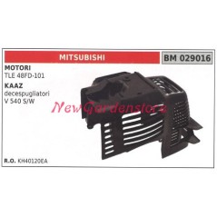 Motorhaube MITSUBISHI Motorsensenmäher TLE 48FD-101 V 540 S/W 029016 | Newgardenstore.eu