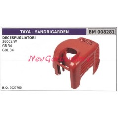 SANDRIGARDEN capot moteur pour débroussailleuse 3600S/W GB 34 GBL 34 008281 | Newgardenstore.eu