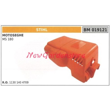 Capot moteur STIHL pour tronçonneuse MS 180 019121 | Newgardenstore.eu