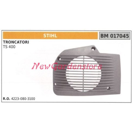 Protecteur de moteur STIHL pour tronçonneuse TS 400 017045 | Newgardenstore.eu