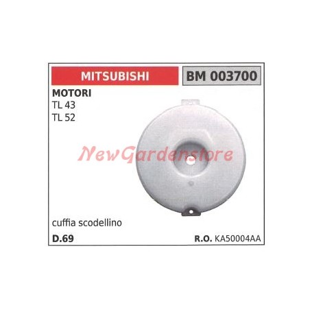 Cuffia scodellino MITSUBISHI motore 2 tempi decespugliatore tagliasiepi 003700 | Newgardenstore.eu